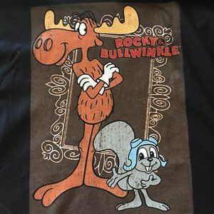 Rocky & Bullwinkle T-shirt, cartoon, 1959 -1964